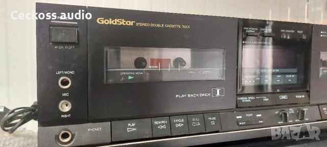 Двукасетъчен дек GOLDSTAR GSW-9320, снимка 3 - Декове - 52104926