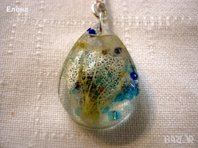 Бижута с естествени  цветя 1, снимка 3 - Бижутерийни комплекти - 28633166