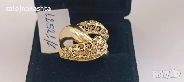 Нов Златен пръстен-3,42гр/14кр
