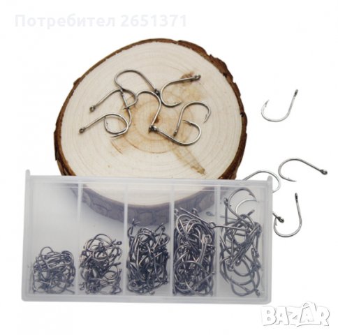 Комплект от 150 броя куки в кутия - 8 лв., снимка 6 - Такъми - 35137302