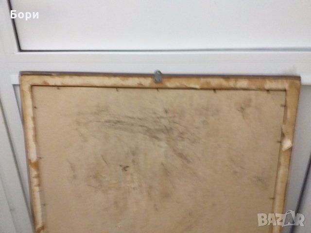 Голяма картина в дървена рамка., снимка 8 - Картини - 27451775