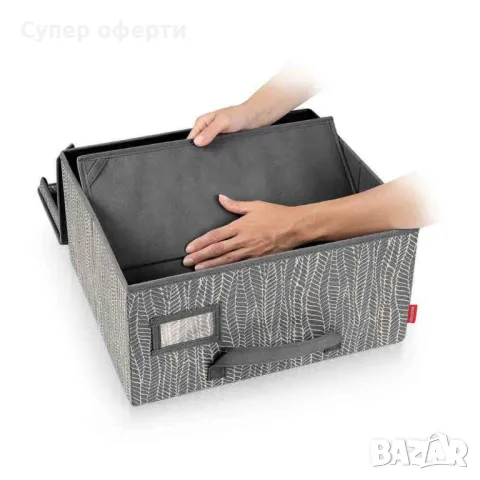 Органайзер за гардероб с капак Tescoma Fancy Home Cappuccino 40x52x25cm, снимка 4 - Органайзери - 49939494