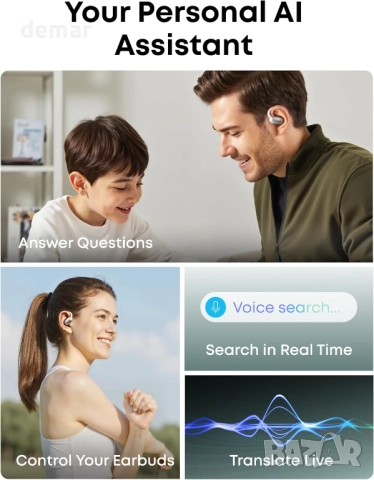 Soundcore AeroFit 2 AI Assistant от Anker, слушалки с отворени уши, снимка 4 - Безжични слушалки - 52073815
