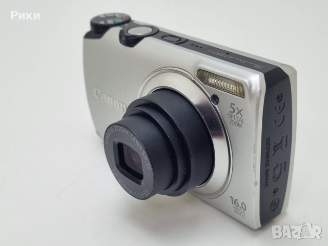Canon PowerShot A3300 IS 16.0MP Compact Digital Camera Silver, снимка 4 - Фотоапарати - 52729384