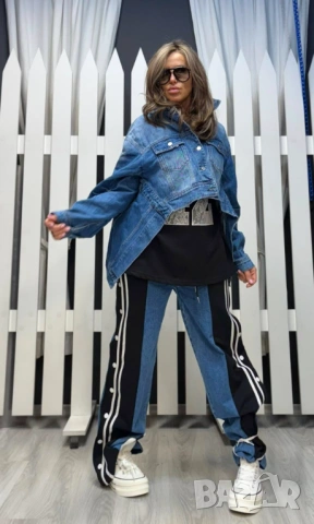 нестандартно дънково яке Радис