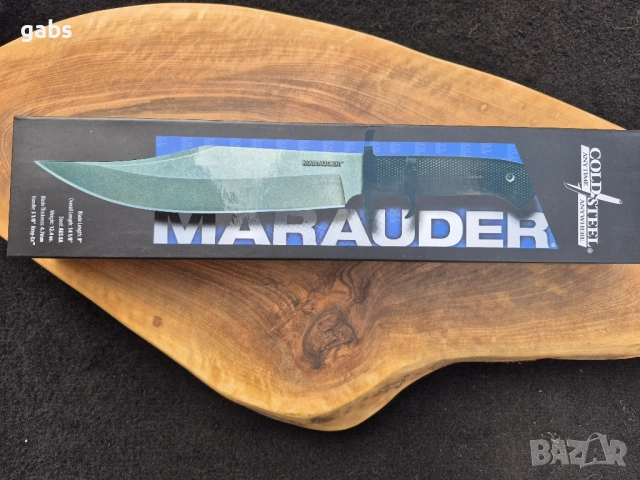 Боен нож COLD STEEL MARAUDER с тактическа кания Kray-Ex, снимка 12 - Ножове - 52008656