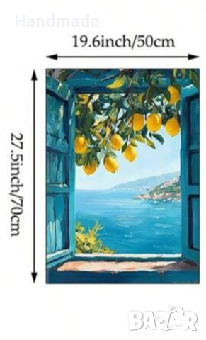 Рисунка имитираща прозорец, снимка 2 - Картини - 52734025