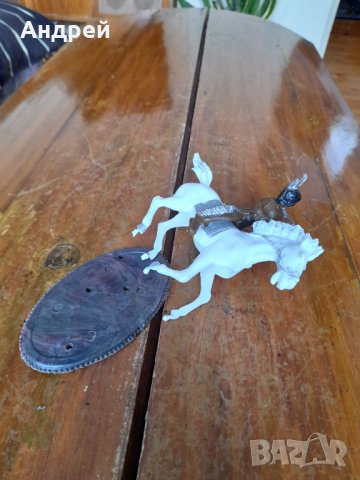 Стара фигурка Индианец, снимка 2 - Колекции - 43870219