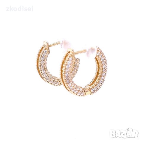 Златни обеци 5,06гр. 14кр. проба:585 модел:21863-5, снимка 3 - Обеци - 44084668