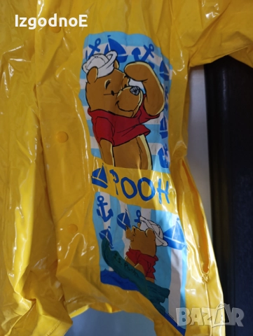 Детско яке дъждобран, водонепромокаем шлифер Мечо Пух , снимка 3 - Детски якета и елеци - 48022012