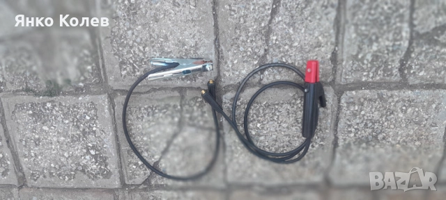 Заваръчни кабели за електрожен 200А - чисто нови к-т с щипка маса200А и ръкохватка за електроди 200А, снимка 2 - Други машини и части - 51867357