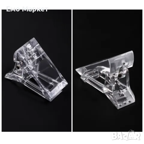 Пластмасов инструмент, щипка за фиксиране и изгрждане на маникюри - 1бр, снимка 3 - Други - 49513899