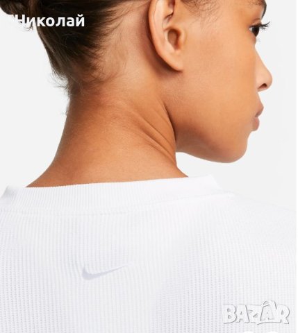 Nike Dri-FIT Victory Women Crew Top White блуза, снимка 8 - Блузи с дълъг ръкав и пуловери - 40696964