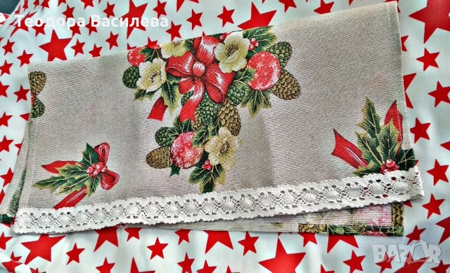 Коледен текстил - салфетки, снимка 4 - Декорация за дома - 34771597