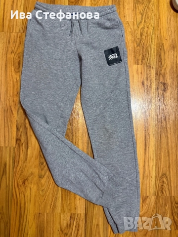  Jack&jones нов спортен сив 100% оригинално дамско долнище 100 % памук памучно