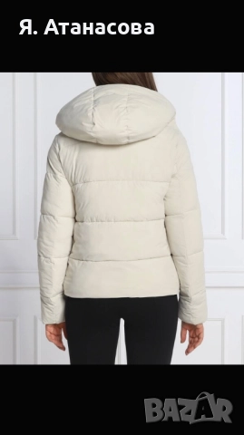 Оригинално яке! Calvin Klein - цвят крем, снимка 3 - Якета - 52769372