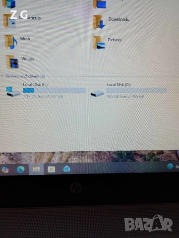 Лаптоп HP mt42 Mobile Thin Client – 16GB RAM, 239GB SSD + 466GB HDD, нова батерия, снимка 7 - Лаптопи за работа - 52525848