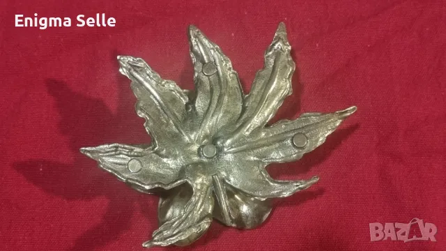 Бронзов свещтник , снимка 5 - Антикварни и старинни предмети - 49733217