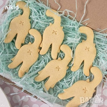 3 бр котки котка коте пластмасови форми резци форма резец с детайли за сладки бисквитки тесто форма, снимка 2 - Форми - 38307957