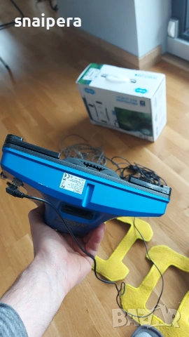 Hobot 298 робот за прозорци с вграден контейнер – син, снимка 9 - Други - 53486597