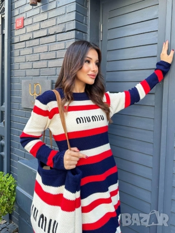 рокля с чанта miu miu , снимка 2 - Рокли - 51593214