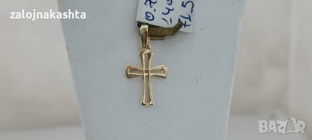 Нов Златен кръст-0,70гр/14кр, снимка 3 - Колиета, медальони, синджири - 52164051