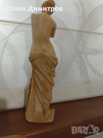 Прекрасна статуетка на Венера Милоска, красива изработка ръчна работа 26см височина,без забележки , снимка 7 - Антикварни и старинни предмети - 51977420