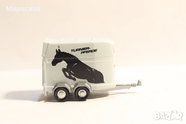 WIKING H0 1/87 РЕМАРКЕ ПРЕВОЗ НА ЖИВОТНИ КОЛИЧКА МОДЕЛ, снимка 3 - Колекции - 53329138