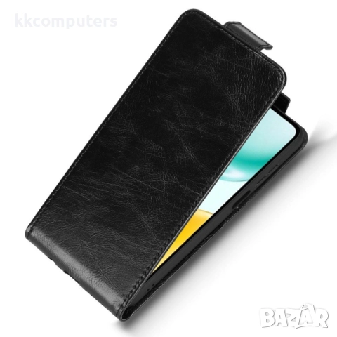 Кожен флип калъф за Honor X5c Plus 4G/ Honor X5c 4G- Стенд и Холдер за Карти, вкл. Протектор, 4 Цвят, снимка 6 - Калъфи, кейсове - 52638215