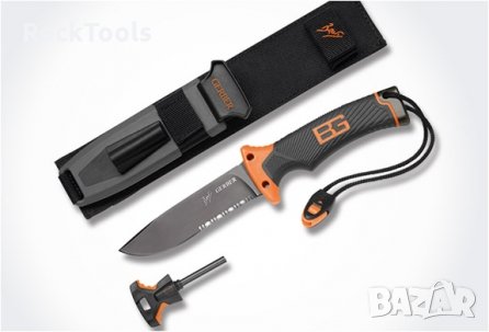 ТОП Ultimate Knife Bear Grylls нож за оцеляване Gerber с фиксирано острие, снимка 5 - Ножове - 32219525