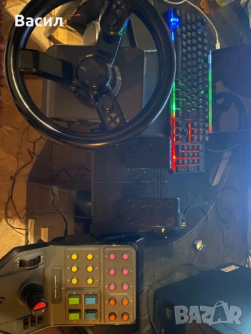 Конзола с волан и педали за Farming Simulator, снимка 4 - Игри за PC - 53421197