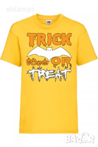 Детска тениска Trick Or Treat 1,Halloween,Хелоуин,Празник,Забавление,Изненада,Обичаи,, снимка 8 - Детски тениски и потници - 38155684