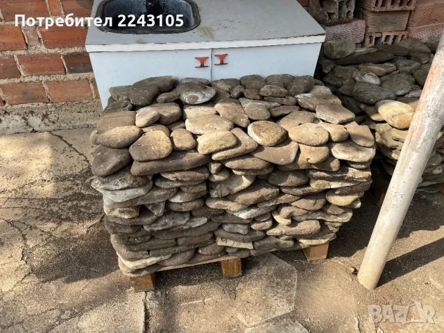 Естествен речен камък за декорация, подова настилка и облицовка на стени, снимка 6 - Строителни материали - 47386194