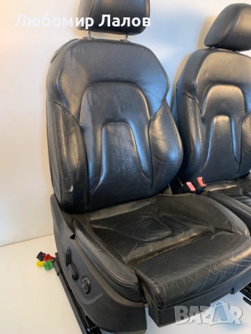 Предни кожени седалки подгрев А5 S5 (07-16)г. , снимка 3 - Части - 50818986