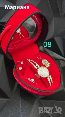 Комплекти часовник с бижута, снимка 5 - Бижутерийни комплекти - 48751645
