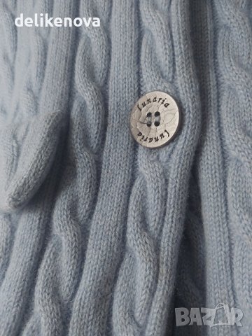 Кашмир Lunaria Italy. Size M. Страхотна италианска жилетка , снимка 4 - Жилетки - 44011212