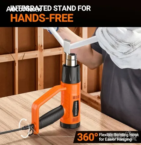 SEEKONE 2000 W професионален комплект пистолет за горещ въздух  400 ℃ и 600 ℃
, снимка 5 - Други инструменти - 49896383