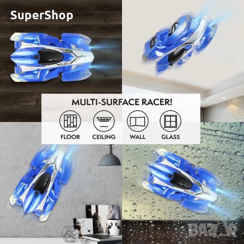 Количка катереща стени Антигравитационна кола с дистанционно, снимка 2 - Коли, камиони, мотори, писти - 35070099