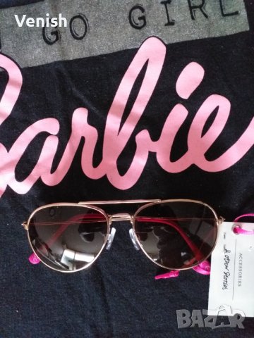Блуза Barbie , шапка Teranova и очила, снимка 4 - Детски Блузи и туники - 37757872