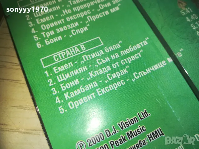 DJ BEST BALADS-ORIGINAL TAPE 0811241745, снимка 13 - Аудио касети - 47895037