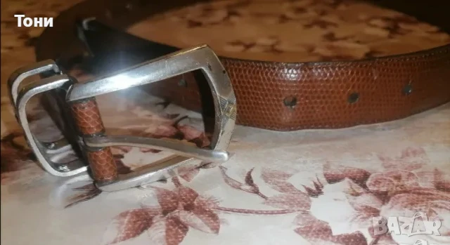 GROOKHORN Оригинал Нов Мъжки Колан от Естествена Кожа 110см. , снимка 2 - Колани - 50954210
