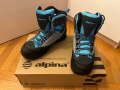 Детски туристически обувки Alpina waterproof, сиво/синьо, снимка 1 - Детски маратонки - 44910496