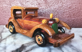 дървена ретро кола, снимка 1 - Антикварни и старинни предмети - 44914939