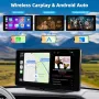 Нов Преносим CarPlay екран с GPS, Bluetooth и FM 7 инча CarPlay и Android Auto, снимка 2