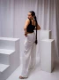 Бял дамски Панталон, снимка 4