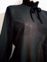 Елегантна черна блуза, L/XL, снимка 2