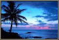 5D гоблен син пейзаж с палма диамантен гоблен картина мозайка за направа схема с камъчета, снимка 1 - Гоблени - 32936989