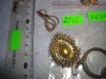 ЛОТ СТАРИ БИЖУТА ОБЕЦИ и ДРУГИ с ФАСЕТИРАНИ КРИСТАЛ и ПОЗЛАТА МАТЕРИАЛ за ХЕНД МЕЙД УКРАШЕНИЯ 30691, снимка 8
