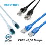 LAN Кабел UTP Cat.6 Patch Cable - 0.5M – Различни цветове Vention, снимка 1