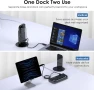 Докинг станция за лаптоп WAVLINK, за два монитора, HDMI+DVI/VGA/HDMI, 2* USB 3.0, 4* USB 2.0, снимка 8